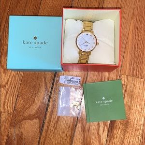 Kate Spade Gramercy gold watch
